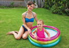 Бассейн надувной детский INTEX Rainbow Baby Pool (Радужный) 1-3 года 86смx25см