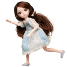Кукла Junfa в бело-голубом платье 25 см