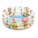 Бассейн надувной детский INTEX "Beach Buddies Pool" (Зверята на пляже), 1-3 года, 61x22см