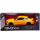 Машина металлическая RMZ City серия 1:32 Mercedes-Benz C63 S AMG Coupe 2019, цвет желтый матовый, двери открываются