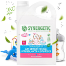 Средство для мытья детской посуды SYNERGETIC сосок, бутылочек и игрушек 3,5л