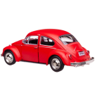 Машина металлическая RMZ City серия 1:32 Volkswagen Beetle 1967, красный матовый цвет, двери открываются