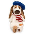 Мягкая игрушка BUDI BASA Собака Бартоломей в берете и шарфем