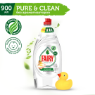 Fairy pure&clean Гель для мытья посуды 900мл