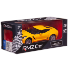 Машина металлическая RMZ City серия 1:32 Chevrolet Corvette Grand Sport, желтый матовый цвет, двери открываются