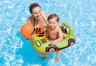 Круг надувной INTEX Kiddie Floats Экскаватор, для малышей с трусами, 1-2 года