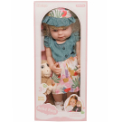 Кукла Junfa в разноцветных платье и шляпке с плюшевой обезьянкой 55 см