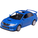 Машинка металлическая Uni-Fortune RMZ City серия 1:32 SUBARU WRX STI инерционная, цвет синий,двери открываются