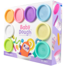 Тесто для лепки BabyDough 8 цветов пастельные