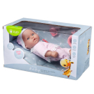 Пупс JUNFA Pure Baby 25см в розовых кофточке, шортиках, шапочке, с аксессуарами