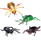 Игровой набор Junfa "Гигантские насекомые" (муравей, жук-трубковерт, сверчок, пчела)