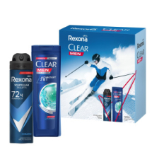 Rexona Подарочный набор rexona men+clear Абсолютная уверенность (150+200мл)