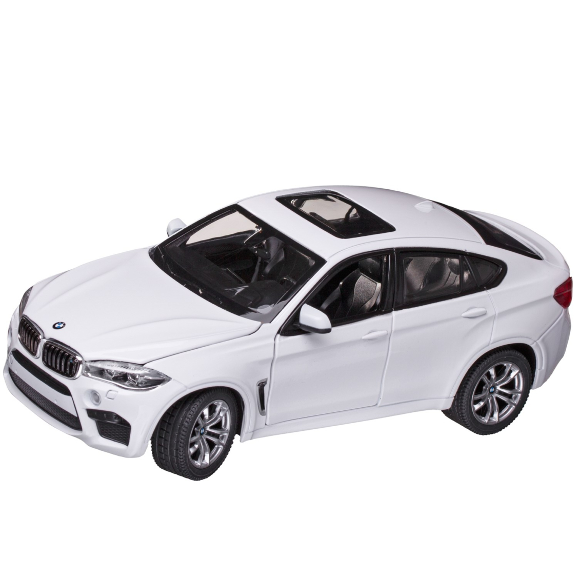 Машина металлическая 1:24 BMW X6M, цвет белый, двери и капот открываются |  купить, цена, отзывы