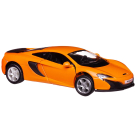 Машинка металлическая Uni-Fortune RMZ City серия 1:32 McLaren 650S, инерционная, цвет оранжевый, двери открываются