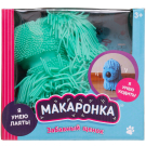 Интерактивная игрушка ABtoys Макаронка Собака зеленая ходит, звуковые и музыкальные эффекты.