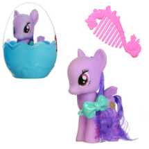 Пони Junfa фиолетовая с расческой в яйце (с бантиком) Пони Junfa фиолетовая с расческой в яйце (с бантиком)