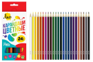 Набор цветных карандашей Лео Учись 24цвета