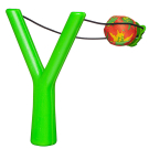 Рогатка YG Sport для метания с 2 текстильными шариками, 2 вида