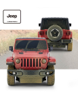 Машина р/у 1:24 JEEP Wrangler Rubicon-Muddu version, красный. Модель с эффектом загрязнения.