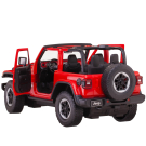 Машина р/у 1:14 JEEP Wrangler JL 2,4G, цвет красный, фары светятся, двери открываются в ручную, 30.2*14*13.4