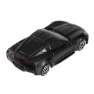 Машинка металлическая Uni-Fortune RMZ City 1:64 Chevrolet Corvette C7, без механизмов, цвет черный матовый