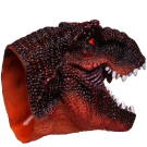 Игрушка на руку Junfa Голова динозавра зубастая коричневая