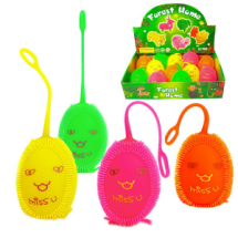 Игрушка-антистресс Junfa Мялка-колючка "Скучаю без тебя", со световыми эффектами