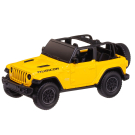 Машина металлическая 1:43 JEEP Wrangler Rubicon , цвет желтый