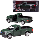 Машина металлическая RMZ City серия 1:32 Ford F150 2018, зеленый матовый цвет, двери открываются