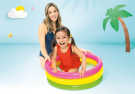 Бассейн надувной детский INTEX "Sunset Glow Baby Pool" 61смx22см, (1-3 года)