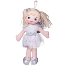 Кукла ABtoys Мягкое сердце, мягконабивная, балерина, 30 см, цвет белый