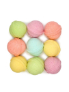 Набор бурлящих шаров Fabrik Cosmetology Rainbow balls маленькие в банке для ванны 200 г