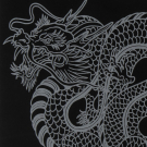 Набор для творчества LORI Скретчинг Япония Японский дракон 18*24см