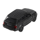 Машинка металлическая Uni-Fortune RMZ City серия 1:32 Range Rover Sport, инерционная, черный матовый цвет, даери открываются