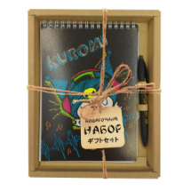 Набор CENTRUM Блокнот Kuromi А5, 60 листов + Ручка шариковая автоматическая прорезиненная
