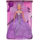 Кукла Defa Lucy Невеста-принцесса в фиолетовом платье в наборе с игровыми предметами, 29 см