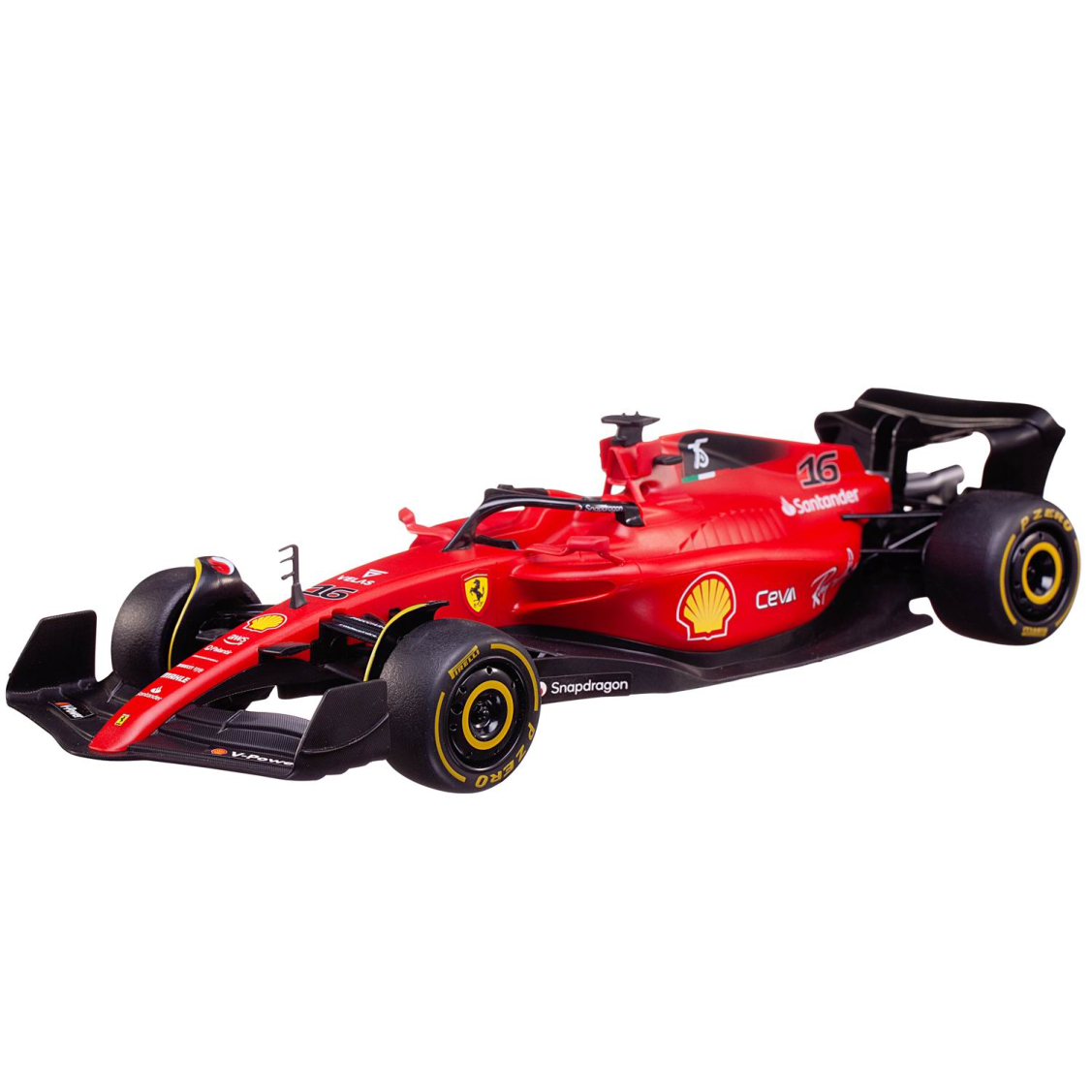 Машина р/у 1:18 Формула 1 Ferrari F1 75, 2,4G, цвет красный, комплект  стикеров., 31.2*11.2*6.9