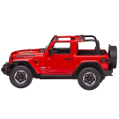 Машина р/у 1:14 JEEP Wrangler JL 2,4G, цвет красный, фары светятся, двери открываются в ручную, 30.2*14*13.4