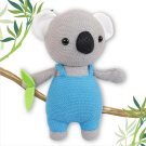 Мягкая игрушка Abtoys Knitted Коала вязаная, 21 см