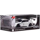 Машина р/у 1:14 Bentley Continental GT3, цвет белый 2,4G