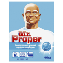 MrProper Порошок моющий для уборки Универсал с отбеливателем 400г