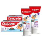 Зубная паста COLGATE Детская КЛУБНИКА-МЯТА с фтором 6-9лет 60мл 2шт