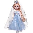 Кукла Junfa Ardana Princess с короной в роскошном голубом платье 30 см