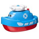 Игрушка для ванной Abtoys Веселое купание Кораблик голубой на батарейках