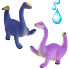 Фигурка ABtoys Юный натуралист Волшебный динозаврик, меняет цвет в воде, дисплей 24 шт