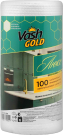 Многоразовая салфетка Бумажные полотенца VASH GOLD ЛЮКС для уборки 100 листов в рулоне