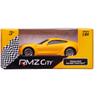 Машинка металлическая Uni-Fortune RMZ City 1:64 Chevrolet Corvette, без механизмов, цвет желтый матовый, 9 x 4.2 x 4 см