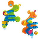 Набор игрушек для ванной ABtoys Веселое купание Горка-серпантин с 2 животными на кругах