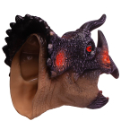 Игрушка на руку Junfa Голова динозавра рогатая коричневая