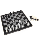 Настольная игра ABtoys Академия Игр Шахматы и шашки магнитные, дорожный набор 2 игры в 1